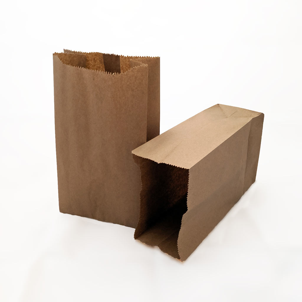 Bolsas de papel Kraft 6lb (15cm x 28.5cm x 10cm) – Paquete de 20 unidades -  Tesoro Tico - Productos Ecológicos y Sostenibles realmente sin Plástico