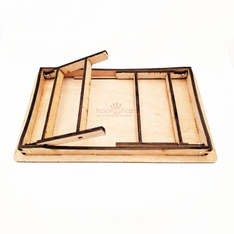 Escritorio / Mesita Portátil plegable ´Lap Desk´ para Laptop ligera, grande y hecha de madera