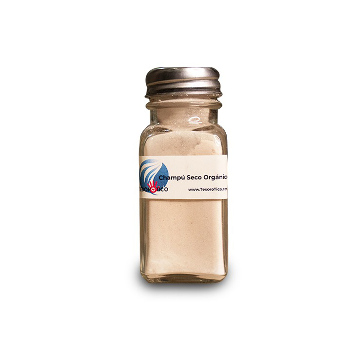 Champú seco orgánico en polvo con aplicador – anticaida y fortalecimiento – 35g