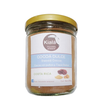 Cacao dulce – La mezcla perfecta con Tapa dulce en vidrio – 200g – Kialä