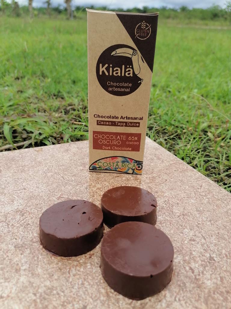 Chocolates Artesanales con Tapa Dulce 65% de cacao – sin Gluten – 4 Sabores – Kialä