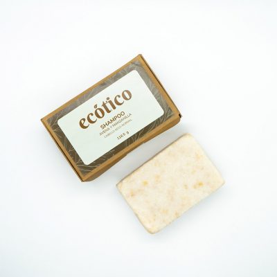 Shampoo sólido de avena y manzanilla – Cabello seco a normal – 115 g – Ecótico