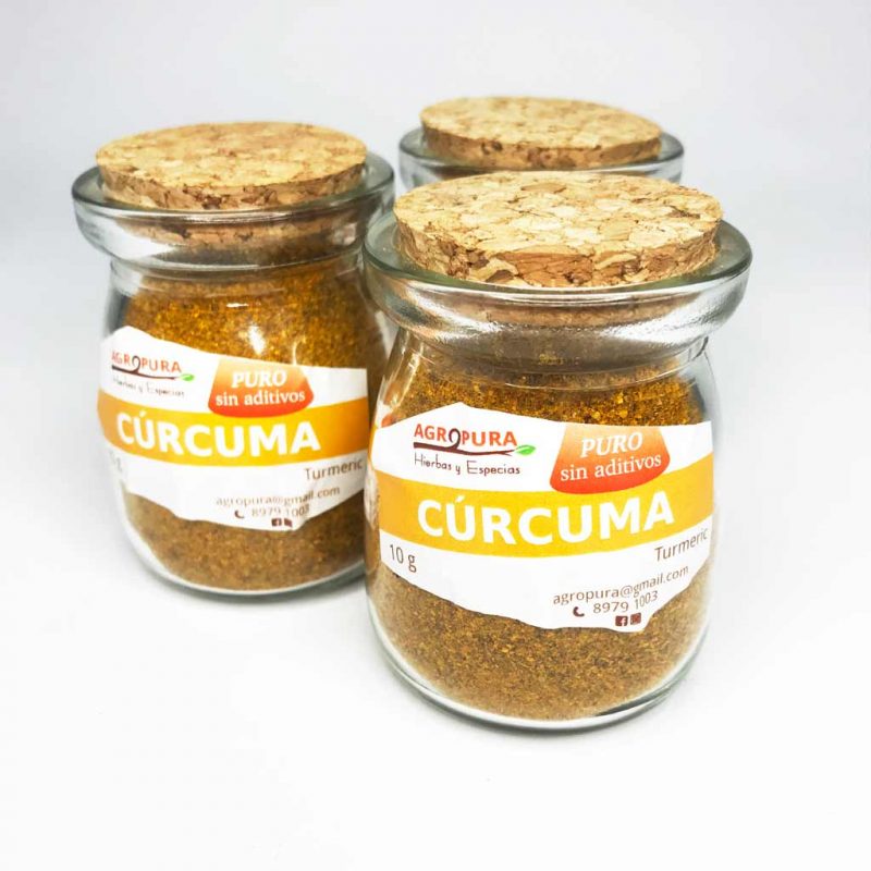 Cúrcuma – Especia pura en polvo – 36g – Agropura