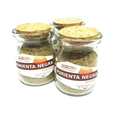 Pimienta negra – Especia pura en polvo – 40g – Agropura