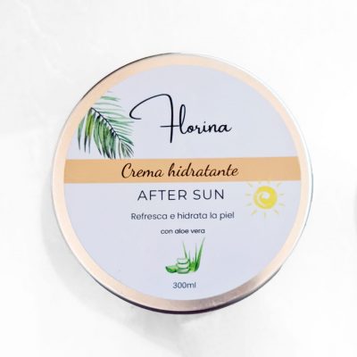 Crema Natural After-Sun – Grande – Cuerpo y Cara – Florina