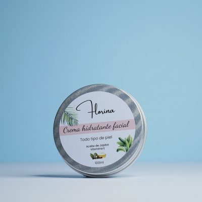 Crema Facial Hidratante – 100g – Natural con Aceite de Jojoba – Florina