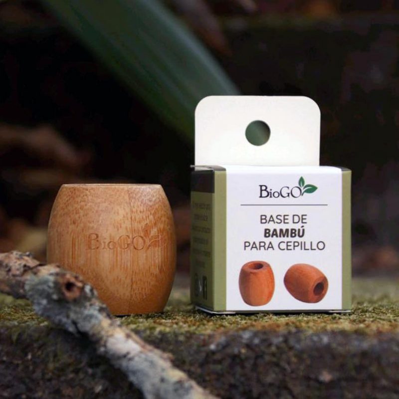 Base de Bambú para Cepillos, Rasuradoras e otros – BioGo