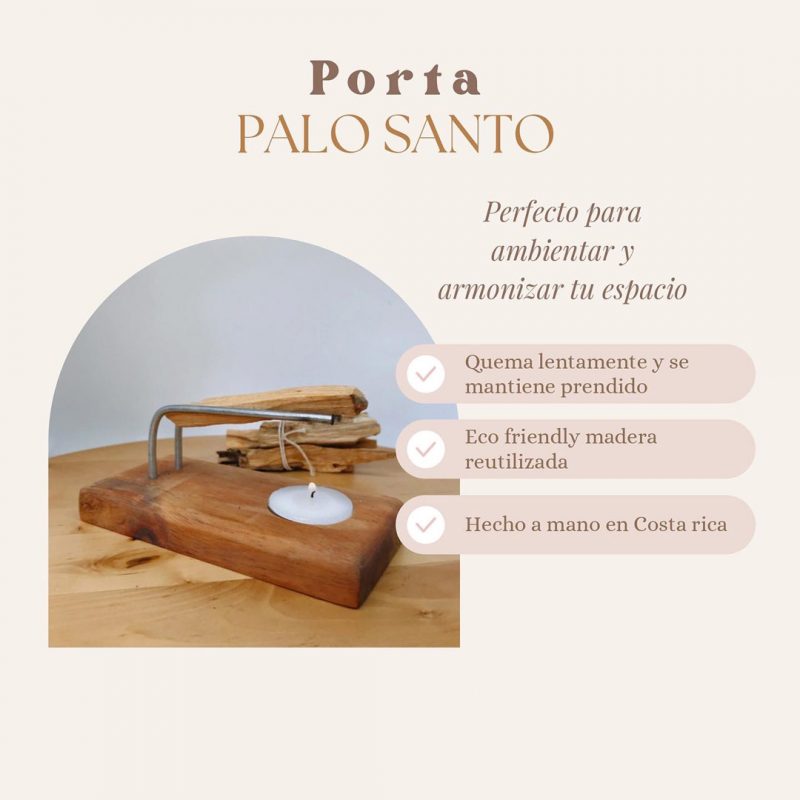 Quemador Palo Santo ajustable – Porta Palo Santo – Abracadabra