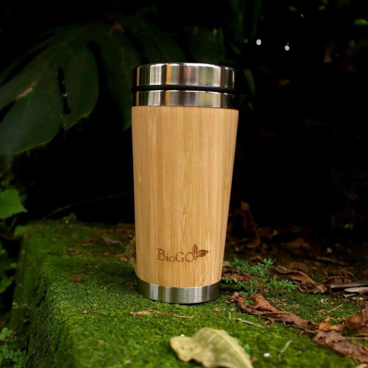 Vaso térmico bambú BioGO – 460ML